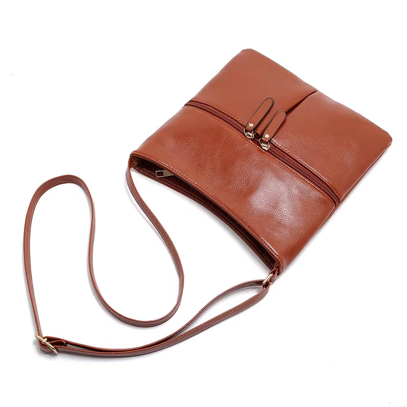 Chic Luxury Leather Shoulder Bags for Women - Designer Flap Messenger & Crossbody Handbags