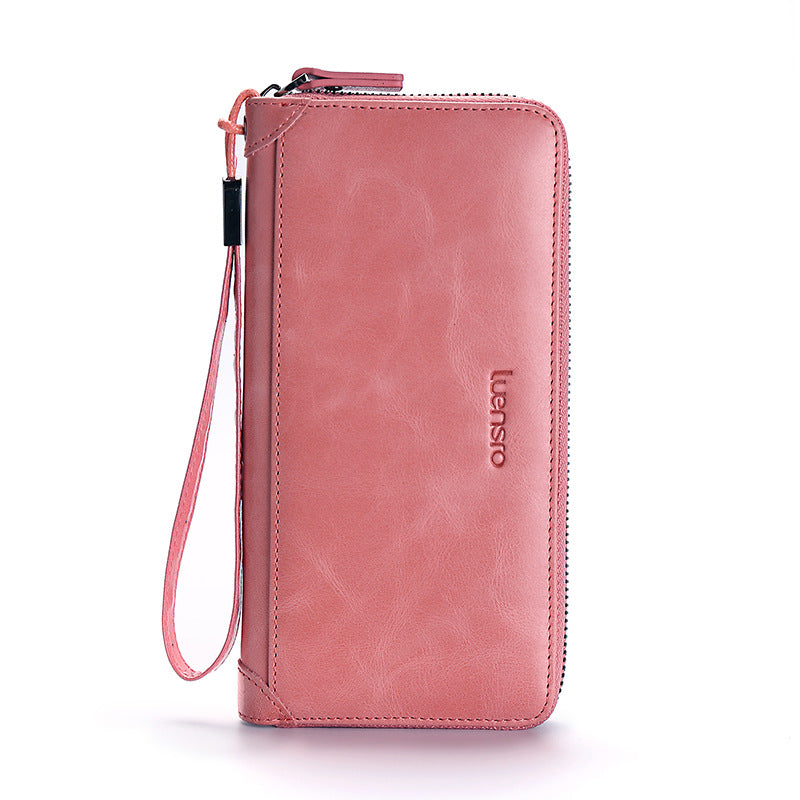 Chic Korean Vintage Leather Clutch Bag - Timeless Elegance for Every Occasion
