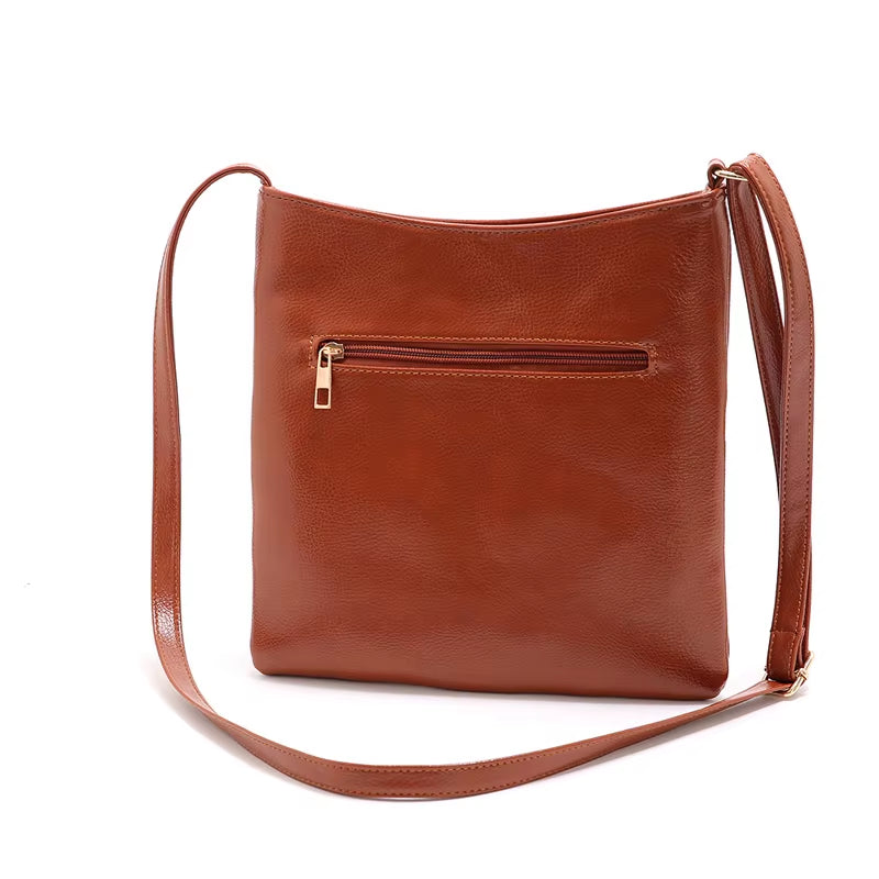 Chic Luxury Leather Shoulder Bags for Women - Designer Flap Messenger & Crossbody Handbags