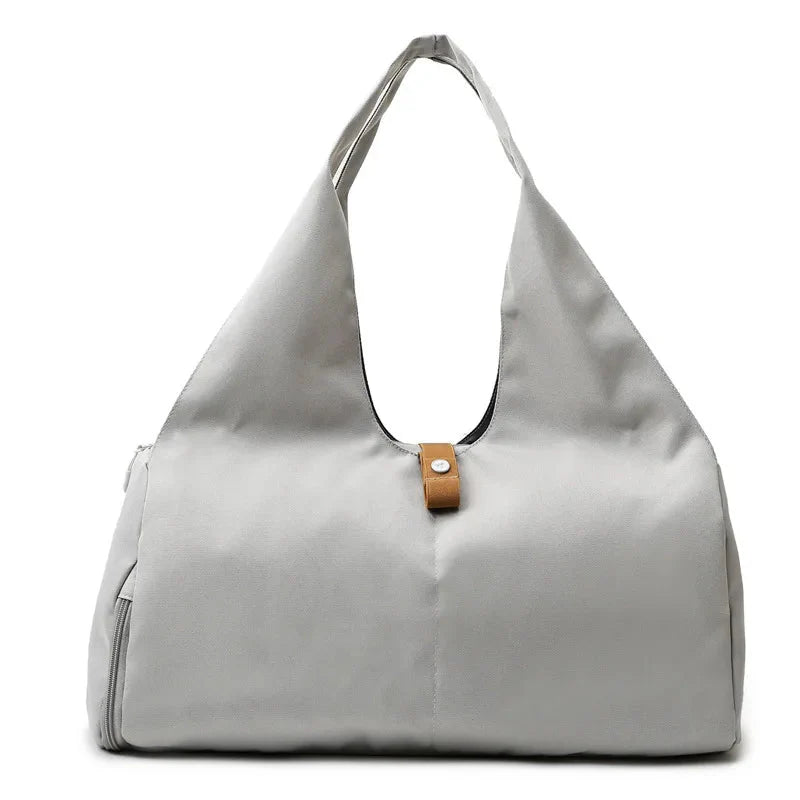 Versatile Waterproof Women’s Sports Bag with Shoe Pocket - Perfect for Yoga, Gym, and Travel