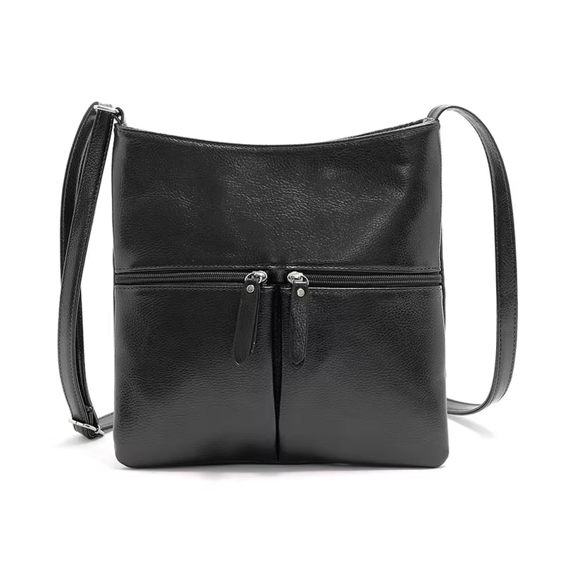 Chic Luxury Leather Shoulder Bags for Women - Designer Flap Messenger & Crossbody Handbags