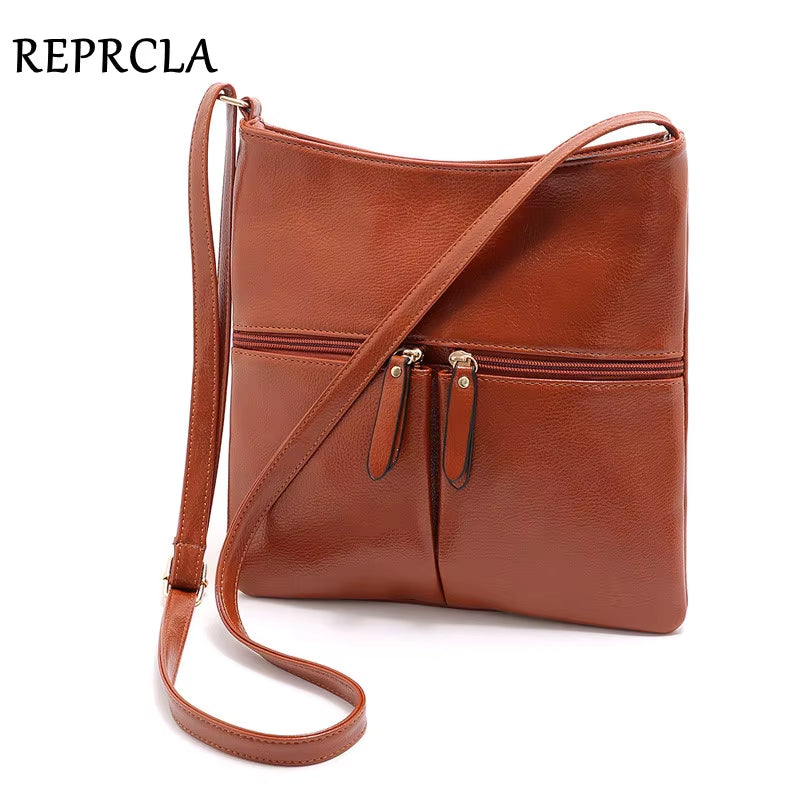 Chic Luxury Leather Shoulder Bags for Women - Designer Flap Messenger & Crossbody Handbags
