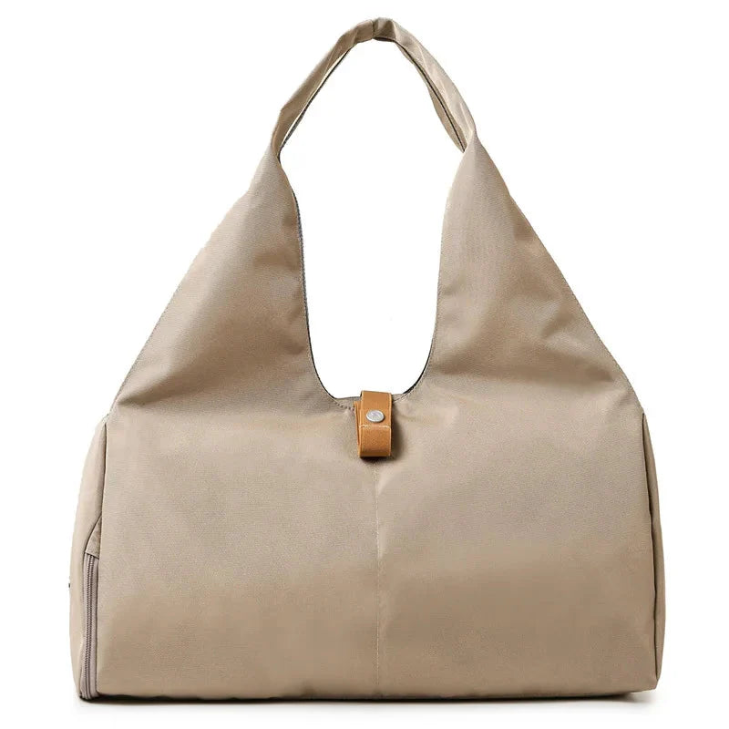 Versatile Waterproof Women’s Sports Bag with Shoe Pocket - Perfect for Yoga, Gym, and Travel