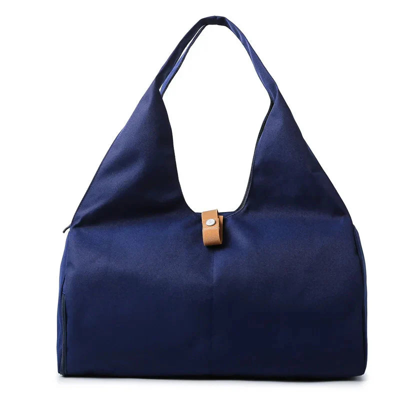 Versatile Waterproof Women’s Sports Bag with Shoe Pocket - Perfect for Yoga, Gym, and Travel