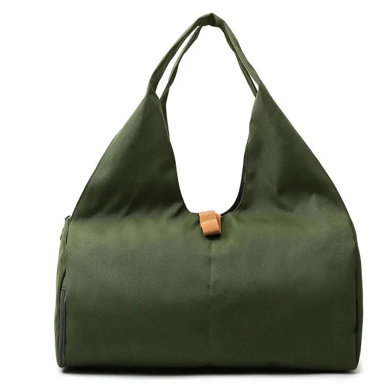 Versatile Waterproof Women’s Sports Bag with Shoe Pocket - Perfect for Yoga, Gym, and Travel